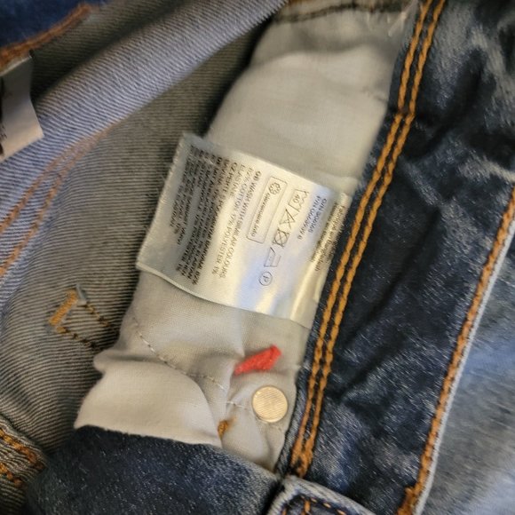 Women’s H&M Divided Side StripSkinny Jegging Jeans Size 2 / 26 Stretch High Rise - Picture 5 of 11